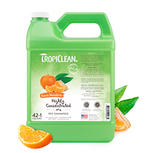 TropiClean High Concentrate Dog Shampoo,...