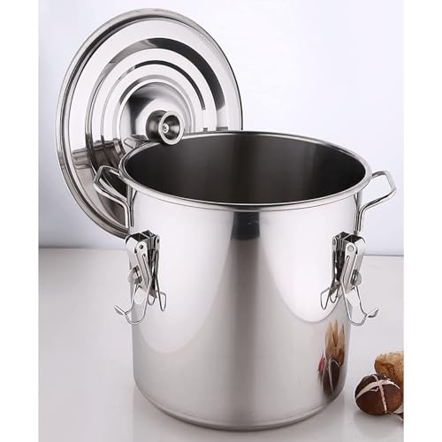 Seau à soupe scellé et marmite inox multifonctionnelle pour restaurant