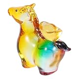 Décoration pour toute l'année : pas seulement pour les fêtes, cette statuette décorative peut aussi servir de statuette animale quotidien, apportant une touche d'élégance et de symbolisme à votre intérieur ou votre espace de travail. décoration feng shui, idéale pour le nouvel an chinois