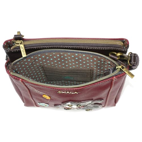 Image of CHALA Merry Messenger RFID Protected Women Faux Leather Shoulder Purse with Adjustable Crossbody Strap | RFID Protected
