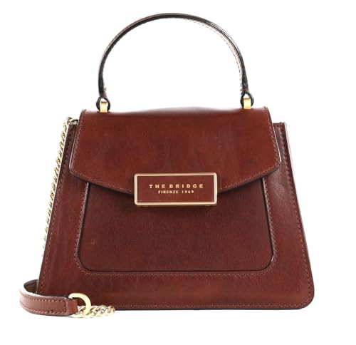 Questa borsa The Bridge è un vero capolavoro. Con un bel design e pratiche opzioni di trasporto, è un must assoluto per ogni donna con buon gusto. Il design in pelle liscia rende la borsa facile da abbinare e completa il tuo look. Dimensioni: 17 x 16 x 5 cm