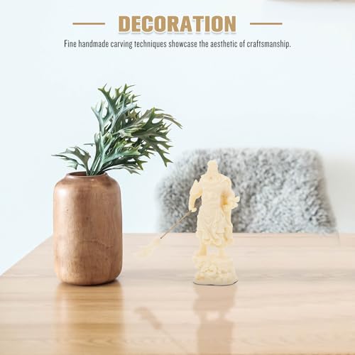 Figurine Guan Gong compacte pour décorer un petit espace de travail - 5