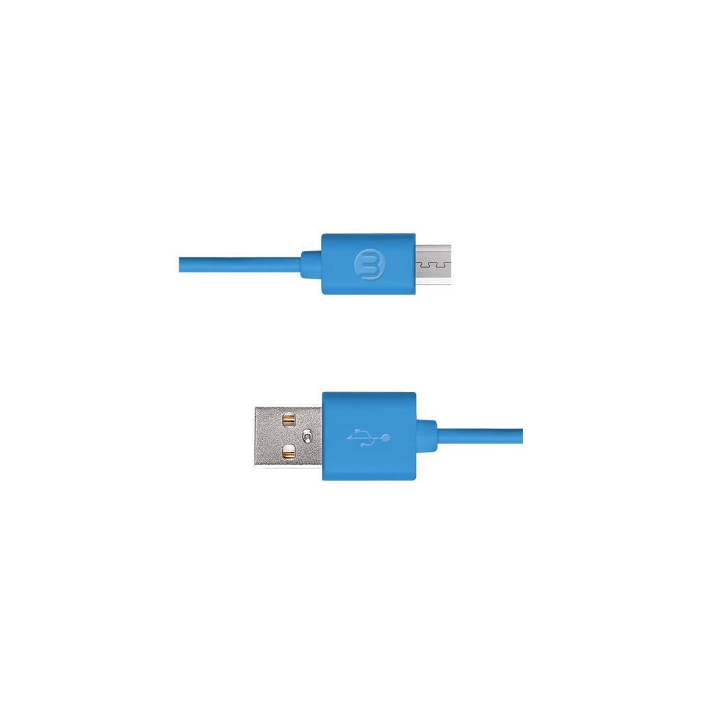 Mojue 3Dk33 Micro USB Kablosu, 1 metre,Mavi