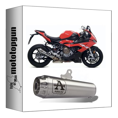 Tubo de escape Arrow Pro-Race de nichrom homologado para evitar multas en tu BMW S1000 RR