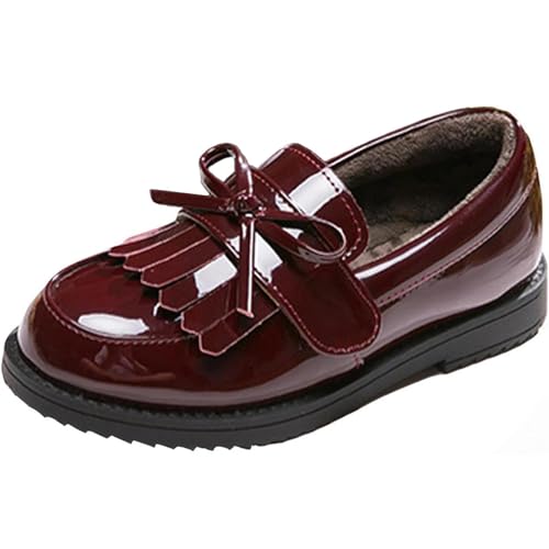 Image of PPXID Girl's British Style School Uniform Shoes Princess Performance Oxford Shoes