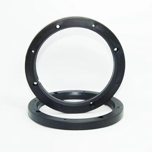 VICSPORT Universal 6.5 Inch Car Door Speaker Mounting Ring Spacers, with 0.59 Inch Depth Extender for DIY Audio Projects