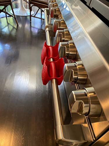 Safe Grabs: Butterfly Pinch Mitts | Perfect For Quick, Lightweight Grabs! (Bpa Free, Heat Resistant, Dishwasher Safe), Red, Set Of 2 #TOP6