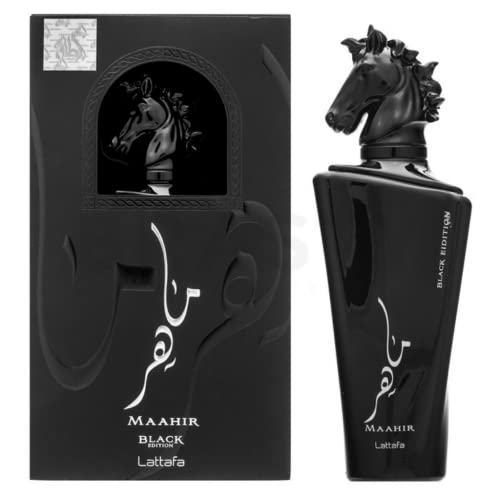 Perfume Importado Eau de Parfum Maahir Black Lattafa