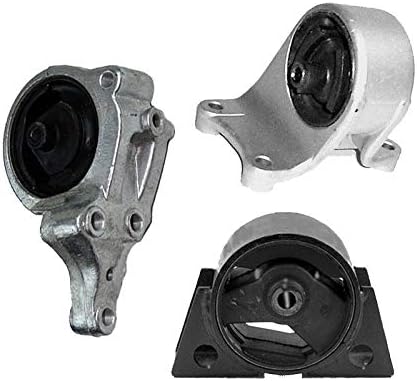K0823 Fits 1993-2001 Nissan Altima 2.4L MANUAL Front Motor & Trans Mount Set 3PCS : A6345, A6342, A7330