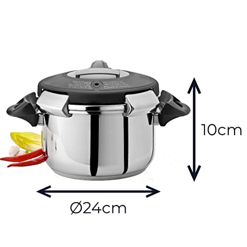 Olla a presión Acero inoxidable 4 L miniatura 6