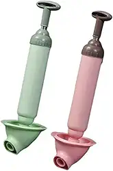 Desentupidor de alta pressão para vasos sanitários e pias com bomba de ventosa de borracha, operação manual