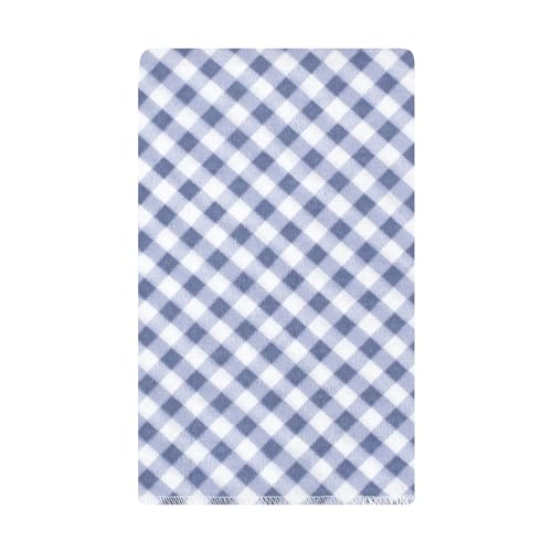 Image of Hudson Baby Unisex Baby Cotton Poly Flannel Burp Cloths, Pink Blue Pretty Floral 10 Pack, One Size