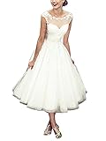 brautkleid wadenlang spitze Bester Auswahl für Brautkleid,Hochzeitskleider.