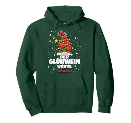 Glühwein Wichtel Weihnachten Pullover Hoodie