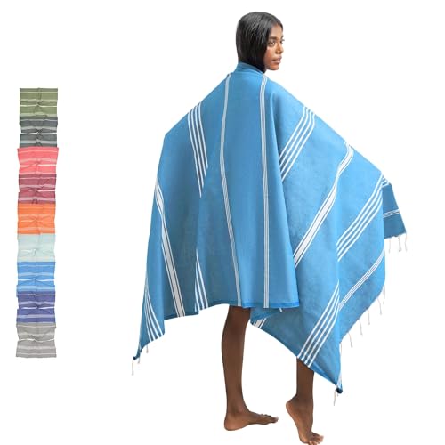 Toalla de Playa de Algodón   Grande 200x100 cm   Ultraligera   Secado Rápido | Toalla de Playa para Mujeres y Hombres: Fácil de Limpiar   Multifuncional para la Playa, Piscina, Viajes, Exteriores