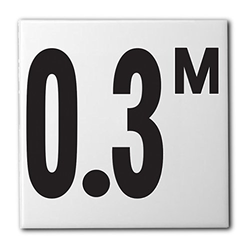 Ceramic Swimming Pool Waterline Depth Marker 