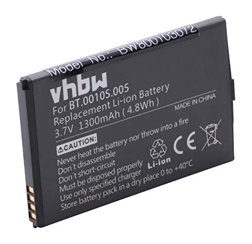 vhbw Batterie Compatible avec Acer Liquid Express E320, Express E320 C6, Gallant Duo E330 Smartphone (1300mAh, 3,7V, Li-ION)