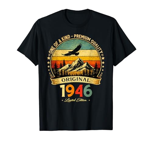 80�� �a���� �v���[���g [�j��/����] Vintage 1946�N 1946�N���܂� ���g���f�U�C���u�����h T�V���c