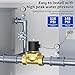 YAOJING 2W025-08 Brass Solenoid Valve - Industrial Solenoid Valves for Petrochemical, Power and Water Treatment