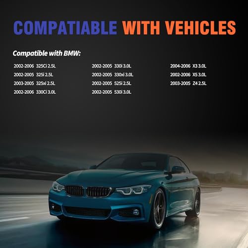 Image of HiSport Valve Cover Gasket Set - Compatible with BMW 325Ci 325i 325xi 330Ci 330i 330xi 525i 530i X3 X5 Z4 2.5L 3.0L 2002-2006 - Replace 11121437395 11120030496 11129070990