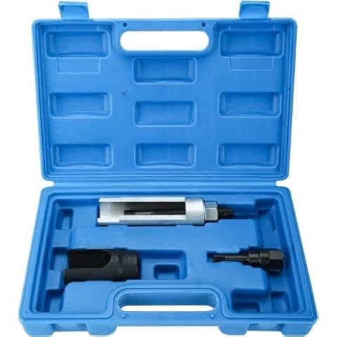 8MILELAKE 3pcs Diesel Injector Puller Extractor Tools Mercedes CDI Sprinter C E Class ML Cover