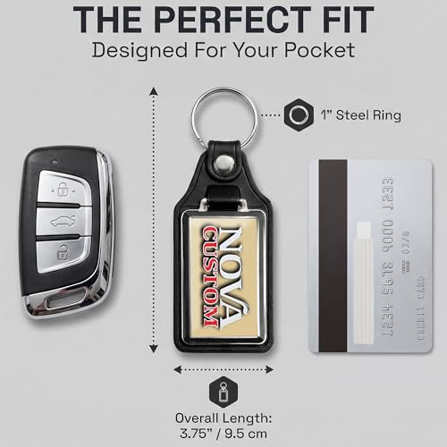 Image of Brotherhood Car Key Chain for Nova - Classic Models Keychain for Men and Women Gift Key Ring
