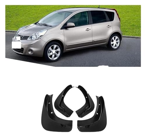 Guardabarros coche delanteros y traseros para Note E11 2005-2011, accesorios de protección 2