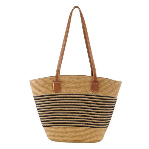 Ayliss Women Straw Bag Large Handwoven Summer Beach Tote Shoulder...