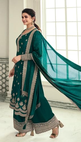 Image of Indian Designer Shalwar Kameez Suits Ready to Wear Pakistani Palazzo Dresses