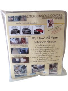 Auto Console Covers- Fits The Ford F-250 Super Duty Truck 2017-2022 Center Console Armrest Cover Fleece- Tan #TOP4