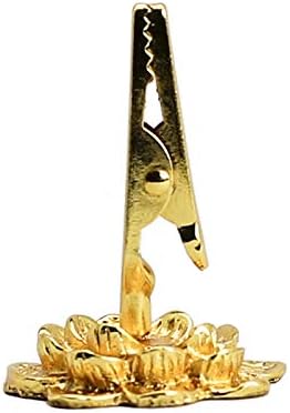 Miniatura 3 de Creation Core Paquete de 2 soportes artísticos de incienso para palos de mano de Buda y loto para quemador de incienso con clip de bobina de incienso