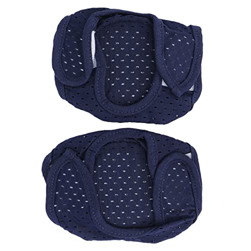 Dioche Baby Knee Pads, Baby Knee Protectors, Baby Crawling Pads Soft Cotton Elastic Unisex Prevent Slip Infant Knee Cover (navy blue)3