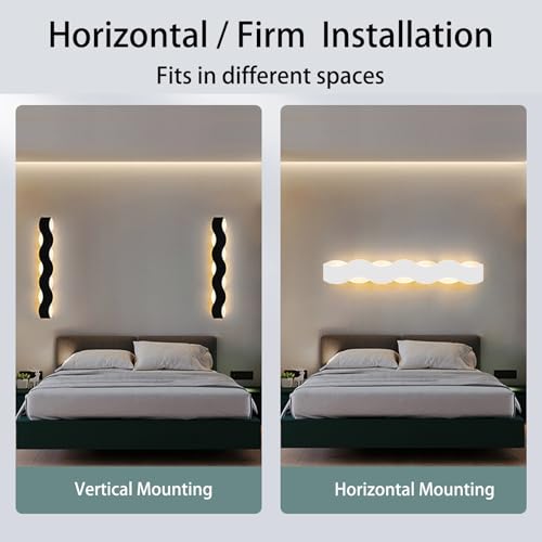 Lámpara de pared LED regulable de 48cm en color blanco con mando a distancia 7
