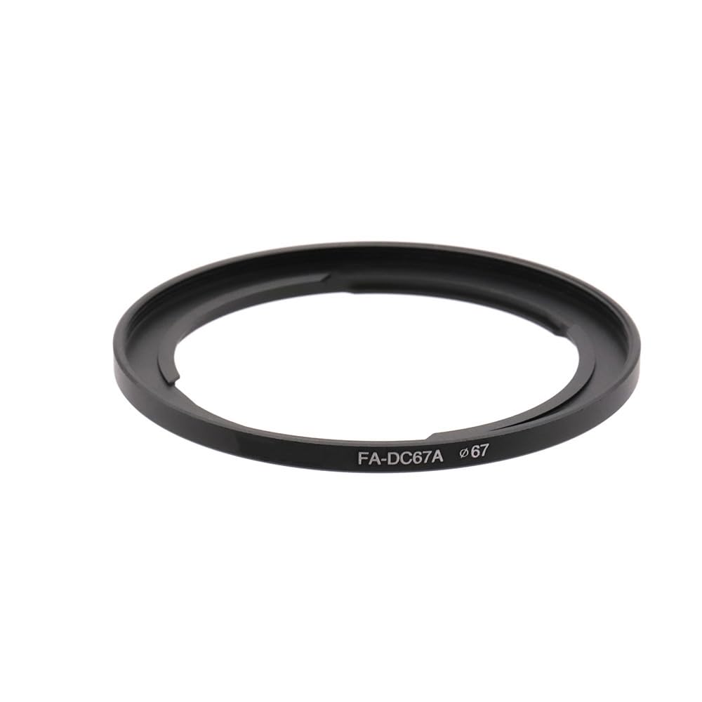 LingoFoto FA-DC67A Lens Filter Adapter Ring for PowerShot SX50 SX40 HS SX30 SX20 SX10 Camera for 67mm Filters,Lens Hood 67mm Metal Filter Adapter Ring