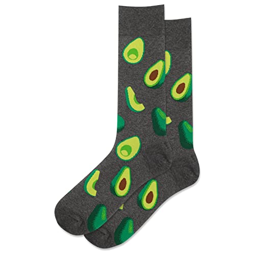 Hot Sox Mens Avocado Crew Socks