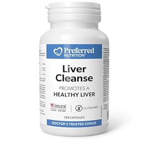 Preferred Nutrition Liver Cleanse & Detox Formula – 120 Capsules – Milk Thistle, Artichoke Powder, Turmeric & Dandelion Extracts, Supports a Healthy Liver, Canadian Made!