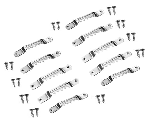 Opiniones de Ferretería para colgadores los más solicitados. 48 Gancho Tipo Caiman Clips Resistentes para Colgar Fotos y Cuadros, Colgador de Cuadros Decorativo, Accesorio de Pared sin Clavos, Ideal para Organizar y Exhibir Fotos 10 pza con...