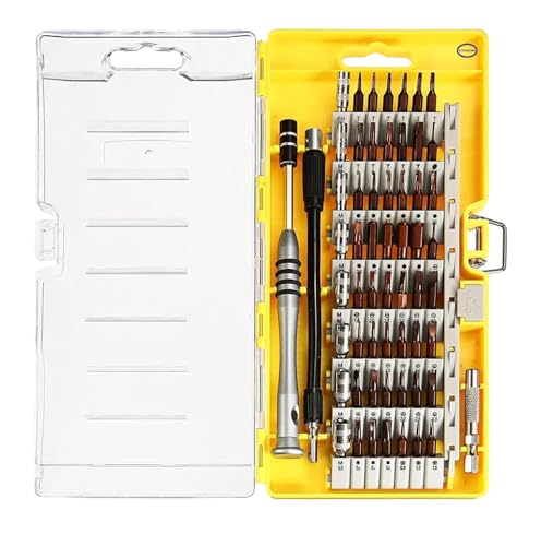 Image of 60-in-1 Professional Repair Tool Kit with Flexible Shaft | For Mobile, Laptop, Watch, Eyeglasses, PC, Electronics & Home DIY Use