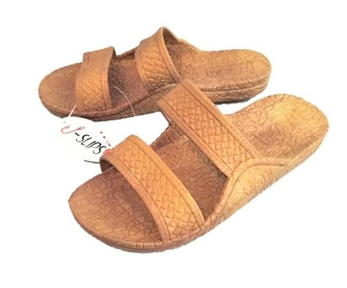 J-Slips Sandals for Women and Men - Comfortable Jesus Jandals for Beach, Summer, and Shower - Waterproof Hawaiian Slides in 12 Colors, Sandalias (Sand, W8) - Image 8