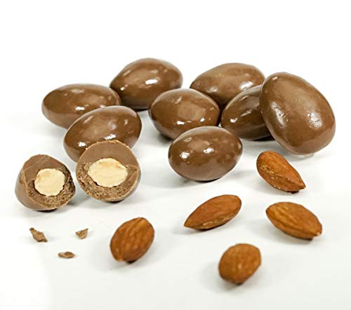 Andy Anand’s Chocolates - Premium California Almonds Covered With Gourmet Chocolate Corporate Gifts, All Natural And Certified Made From Natural Ingredient - 1 Lbs #TOP24