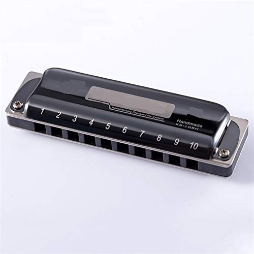 KIRANDIE Harmonica 10 Trous Diatonic Blues Harp Harp Professional Harmonica Key of C/D/E/F/GA/BB KS-10BH Noir (Color… - Les Beatles, Paul McCartney, John Lennon, RIngo Starr, George Harrison KIRANDIE Harmonica 10 Trous Diatonic Blues Harp Harp Professional Harmonica Key of C/D/E/F/GA/BB KS-10BH Noir (Color… – Image 5