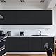 Hode Klebefolie Schwarz Matt 60X300cm Selbstklebende Möbelfolie für Möbel Wände Schrank Tischplatten Fensterbank Wasserdicht Schutz Folie DIY Dekorfolie Modern Tapeten