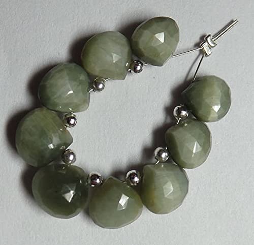 Pierre oeil de chat naturel en coeur facetté LKBEADS pour la création de bijoux artisanaux