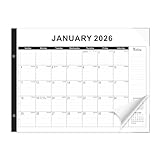 2026 Desk Calendar Large 22x17 – Desk Top Calendar 2026 with plastic cover