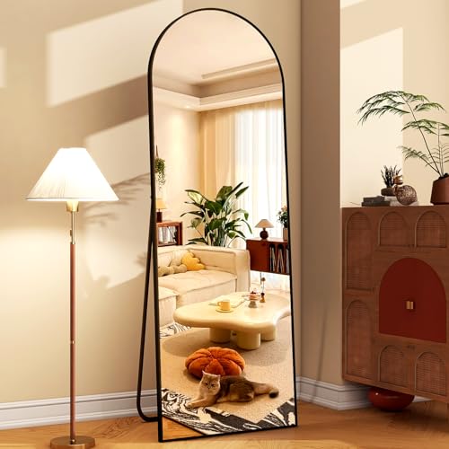 58x18-Arched-Full-Length-Mirror-Floor-Mirrors-with-Aluminum-Alloy-Frame-Free-Standing-Wall-Mounted-Floor-Mirrors-or-Large-Dressing-Mirror-Black-Mirror-Full-Length