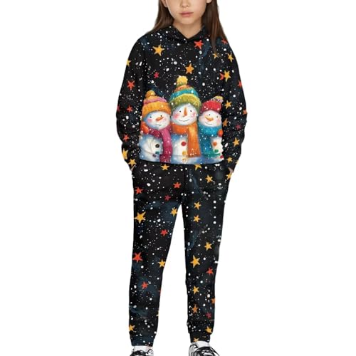 Renewold Christmas Tracksuits Kids Hoodie Sweatshirt and Jogger Sweatpants 2 Piece Sweatsuits Set Long Sleeve Activewear3