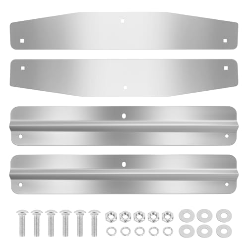 24 Heavy Duty Mud Flap Weights Mudflap Weights Semi Mudflap Weights 24 Universal Mudflap Weights Pair Weight with Backing Plate Mirrored and Install Screw