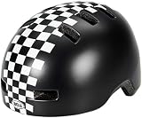 Bell Unisex Jugend Lil Ripper Fahrradhelme, Mat Black/White Checkers, Einheitsgröße