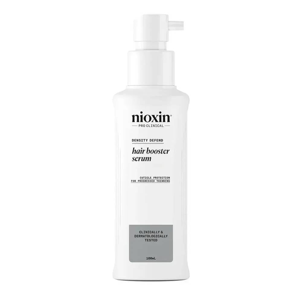 Nioxin Hair Booster Serum - Advanced Leave-In Deep Conditioning Hair Treatment for Progressed Thinning - with Peppermint Oil (100ml)