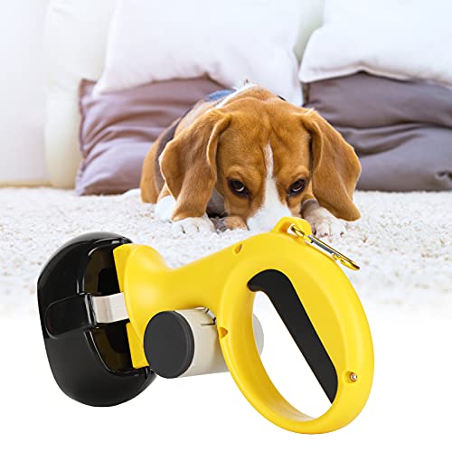 Image of GLOGLOW Dog Pooper Scooper with Trash Bag Dispenser, Portable Dog Poop Picker Waste Cleaner for Walks, Travel, and Camping, Heavy Duty Pet Waste Removal Tool (Black)